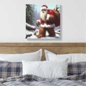 Toile Bigfoot Santa Claus (Insitu(Chambre))