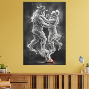 Toile Bigfoot surréaliste 
