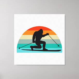 Toile Bigfoot Telemark Ski Arc-en-ciel