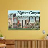 Toile Bighorn Canyon, Montana - Scènes de grandes lettre (Insitu(Salon))