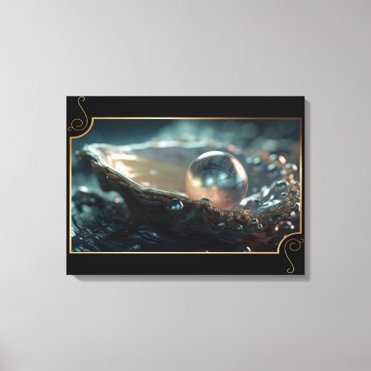 Toile Bijoux de la nature Perles d'huîtres (Recto)