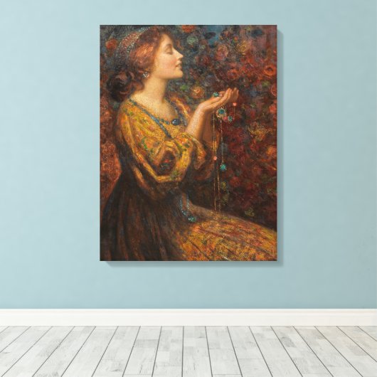 Toile Bijoux Peinture De Thomas Edwin Mostyn (Insitu (Plancher de Bois))