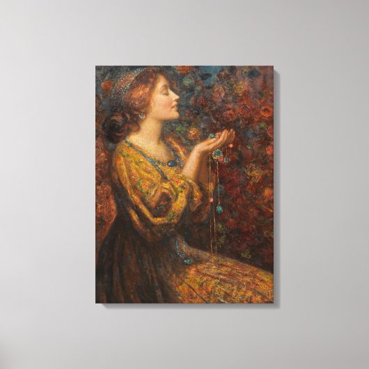 Toile Bijoux Peinture De Thomas Edwin Mostyn (Recto)