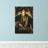 Toile BILBO BAGGINS™ Poster de caractères 1 (Insitu (Plancher de Bois))