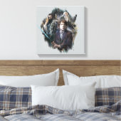 Toile BILBO BAGGINS™, THORIN OAKENSHIELD™ & Gandalf (Insitu(Chambre))