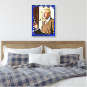 Toile Bill Clinton 42e président Keepsaké Canvas Art (Insitu(Chambre))