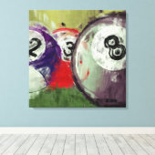 Toile Billard d'art Abstrait (Insitu (Plancher de Bois))