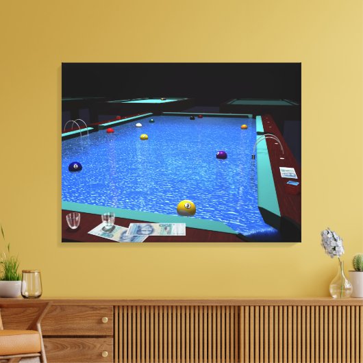 Toile Billard de piscine (Insitu(Salon))