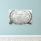 Toile Billet à "Mr. La nuit de Haydn à Hanovre (Insitu (Plancher de Bois))