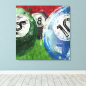 Toile Billiards Abstraits (Insitu (Plancher de Bois))