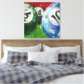 Toile Billiards Abstraits (Insitu(Chambre))