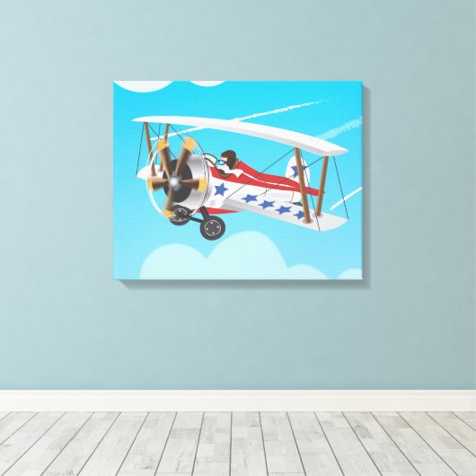 Toile biplane (Insitu (Plancher de Bois))