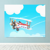Toile biplane (Insitu (Plancher de Bois))