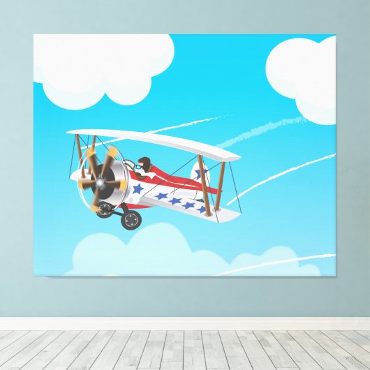 Toile biplane (Insitu (Plancher de Bois))