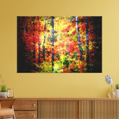 Toile Birch Abstrait Peinture En Automne (Insitu(Salon))