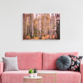 Toile Birch Forrest Autumn Photo Single (Insitu(Salon))