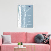 Toile Birch Trees Bird (Insitu(Salon))