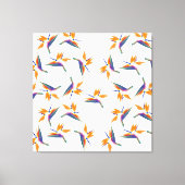 Toile Bird of paradise flower pattern (Recto)