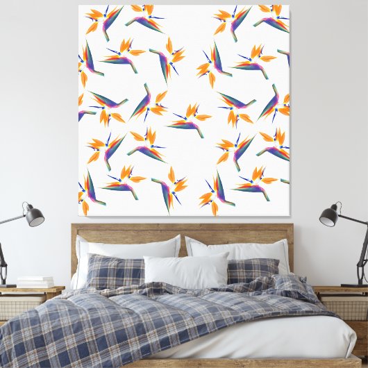 Toile Bird of paradise flower pattern (Insitu(Chambre))