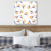 Toile Bird of paradise flower pattern (Insitu(Chambre))
