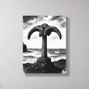 Toile Birsay Baleine – Monument à l'encre des Orcades