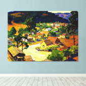 Toile Bischoff - Cambria, un village paisible de Califor (Insitu (Plancher de Bois))