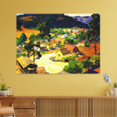 Toile Bischoff - Cambria, un village paisible de Califor (Insitu(Salon))
