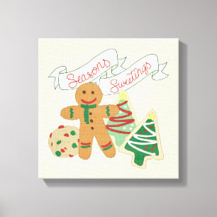 Toile Biscuits de pain d'épice de Sweetings de saison