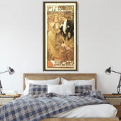 Toile Biscuits Flirt Art Nouveau Vintage, Alphonse Mucha (Insitu(Chambre))
