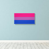 Toile Bisexual pride (Insitu (Plancher de Bois))