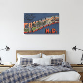 Toile Bismarck, Dakota du Nord - Scènes de grandes lettr (Insitu(Chambre))