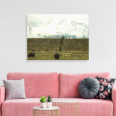 Toile Bison à Grand Teton National Park Photographie (Insitu(Salon))