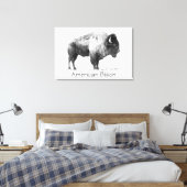 Toile Bison américain (Insitu(Chambre))