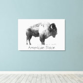 Toile Bison américain (Insitu (Plancher de Bois))