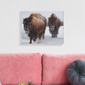 Toile Bison de Yellowstone (Insitu(Salon))