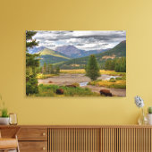 Toile Bison de Yellowstone (Insitu(Salon))