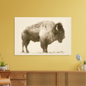 Toile Bison des plaines (Insitu(Salon))