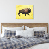 Toile Bison galopant (Insitu(Chambre))