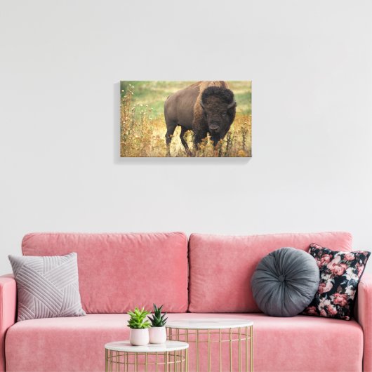 Toile Bison photo (Insitu(Salon))