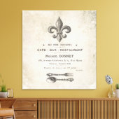 Toile Bistro Vintage moderne (Insitu(Salon))