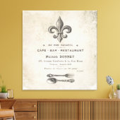 Toile Bistro Vintage moderne (Insitu(Salon))