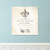 Toile Bistro Vintage moderne (Insitu (Plancher de Bois))