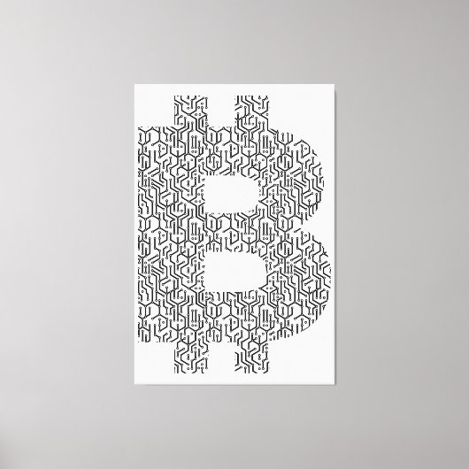 Toile Bitcoin simple (Recto)