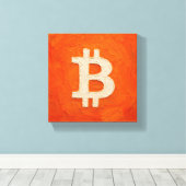 Toile Bitcoin Standard (Huile, Style: 3) (Insitu (Plancher de Bois))
