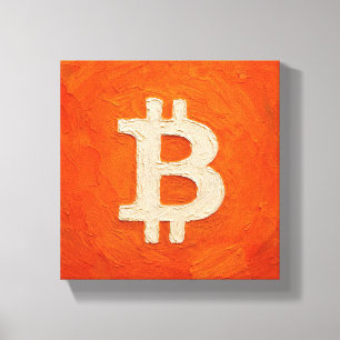 Toile Bitcoin Standard (Huile, Style: 3)
