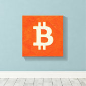 Toile Bitcoin Standard (Huile, Style: 4) (Insitu (Plancher de Bois))