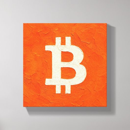 Toile Bitcoin Standard (Huile, Style: 4) (Recto)