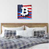 Toile Bitcoin USA (Insitu(Chambre))