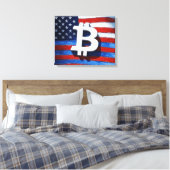 Toile Bitcoin USA (Insitu(Chambre))
