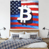 Toile Bitcoin USA (Insitu(Chambre))